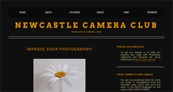 Desktop Screenshot of newcastlecameraclub.org.uk